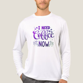 Ich brauche Kaffee jetzt Bella+Leinwand Tri-Blend Shirt