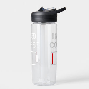 Ich brauche Kaffee lustige Kaffeebecher Batterie B Trinkflasche