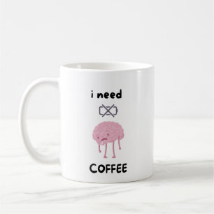 Ich brauche Kaffee - Lustiger Kaffee-Liebhaber-Mug Kaffeetasse