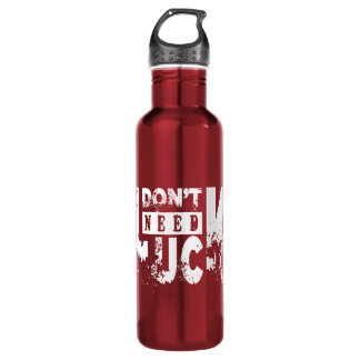 Ich brauche kein Glück (W) Edelstahlflasche