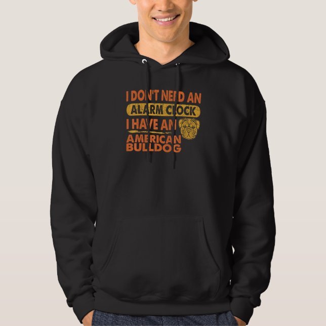 Ich brauche keine Alarmanlage, ich habe einen amer Hoodie (Vorderseite)