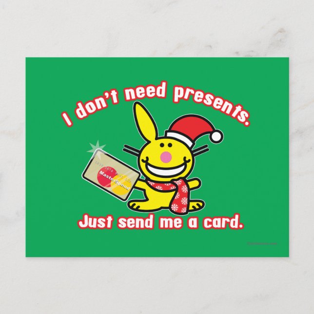 Ich brauche keine Präsentationen Postkarte (Vorderseite)