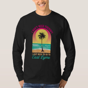 Ich brauche keine Therapie East Lyme Beach Connect T-Shirt