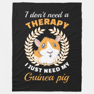 Ich brauche keine Therapie Fleecedecke