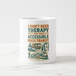 Ich brauche keine Therapie, ich brauche keinen bar Jumbo-Tasse