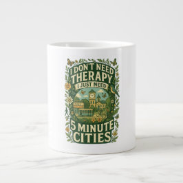 Ich brauche keine Therapie, ich brauche nur 5 Minu Jumbo-Tasse
