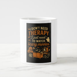 Ich brauche keine Therapie, ich brauche nur beängs Jumbo-Tasse