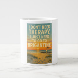 Ich brauche keine Therapie, ich brauche nur Brigan Jumbo-Tasse