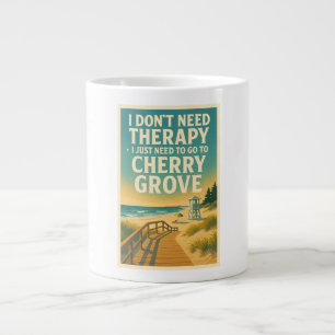 Ich brauche keine Therapie, ich brauche nur Cherry Jumbo-Tasse