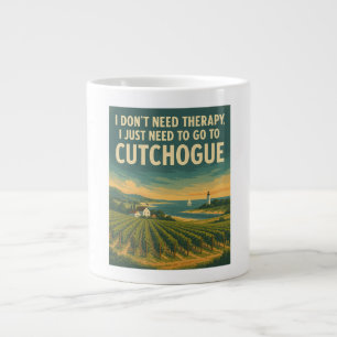 Ich brauche keine Therapie, ich brauche nur Cutcho Jumbo-Tasse