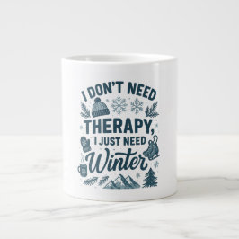 Ich brauche keine Therapie, ich brauche nur den Wi Jumbo-Tasse
