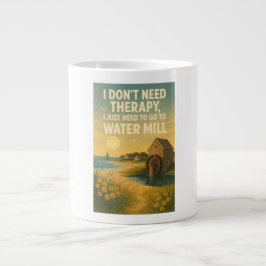 Ich brauche keine Therapie, ich brauche nur eine W Jumbo-Tasse