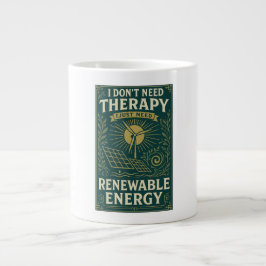 Ich brauche keine Therapie, ich brauche nur erneue Jumbo-Tasse