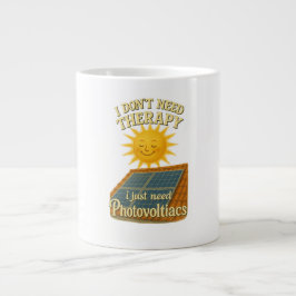 Ich brauche keine Therapie, ich brauche nur Fotovo Jumbo-Tasse