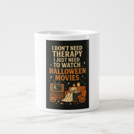 Ich brauche keine Therapie, ich brauche nur Hallow Jumbo-Tasse