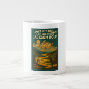 Ich brauche keine Therapie, ich brauche nur Jackso Jumbo-Tasse