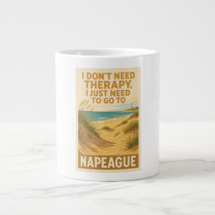 Ich brauche keine Therapie, ich brauche nur Neapel Jumbo-Tasse