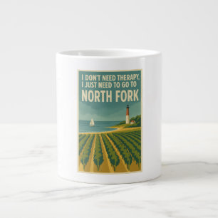 Ich brauche keine Therapie, ich brauche nur North  Jumbo-Tasse