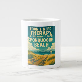 Ich brauche keine Therapie, ich brauche nur Ponquo Jumbo-Tasse