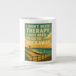 Ich brauche keine Therapie, ich brauche nur Rockaw Jumbo-Tasse