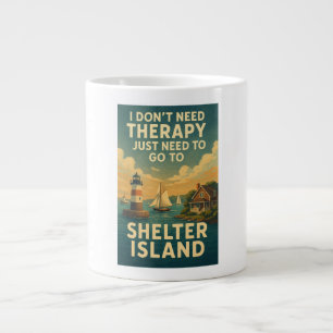 Ich brauche keine Therapie, ich brauche nur Shelte Jumbo-Tasse