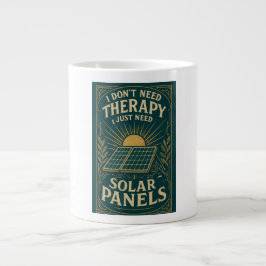 Ich brauche keine Therapie, ich brauche nur Solarz Jumbo-Tasse