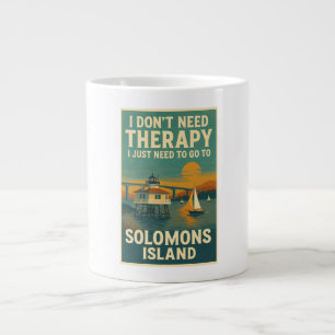 Ich brauche keine Therapie, ich brauche nur Solomo Jumbo-Tasse