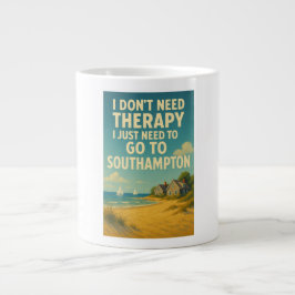 Ich brauche keine Therapie, ich brauche nur Southa Jumbo-Tasse