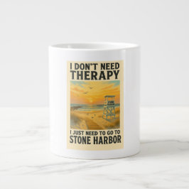 Ich brauche keine Therapie, ich brauche nur Stone  Jumbo-Tasse