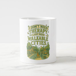 Ich brauche keine Therapie, ich brauche nur walkba Jumbo-Tasse