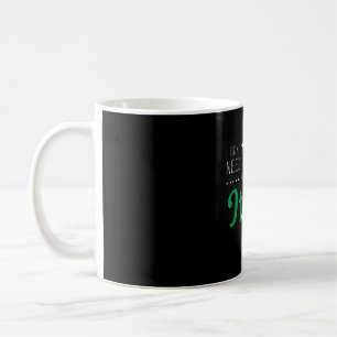 Ich brauche keine Therapie, ich muss nur gehen, um Kaffeetasse