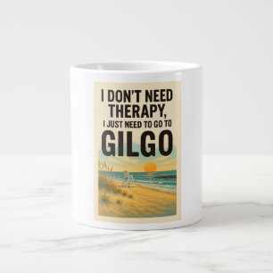 Ich brauche keine Therapie, ich muss nur nach Gilg Jumbo-Tasse