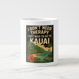 Ich brauche keine Therapie, ich muss nur nach Kaua Jumbo-Tasse