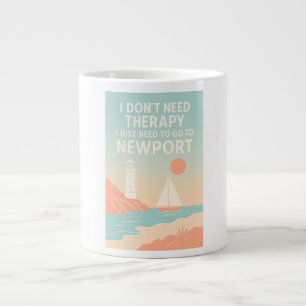 Ich brauche keine Therapie, ich muss nur nach Newp Jumbo-Tasse