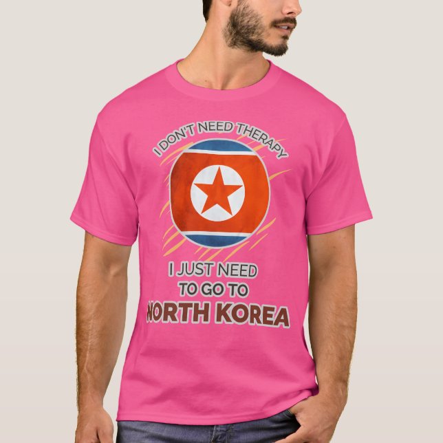 Ich brauche keine Therapie. Ich muss nur nach Nord T-Shirt (Vorderseite)