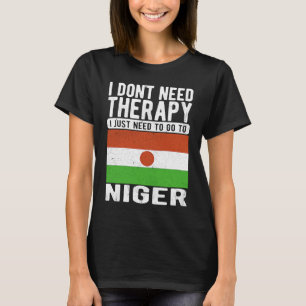 Ich brauche keine Therapie nur nach Niger zu gehen T-Shirt