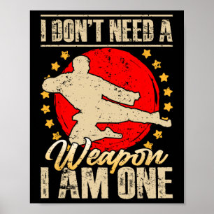 Ich brauche keine Waffe, ich bin eine lustige Gesc Poster