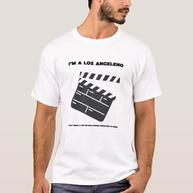 Ich brauche keinen Stern auf dem Hollywood Bouleva T-Shirt (Vorderseite)