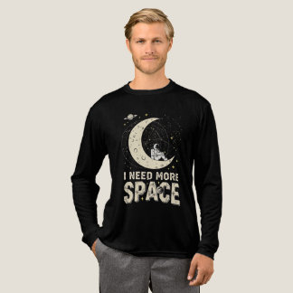 Ich brauche mehr Raum - kosmisches Monddesign Tri-Blend Shirt