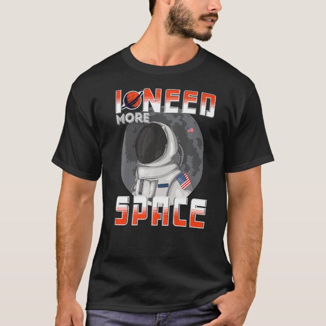 Ich brauche mehr Raumfahrtwissenschaft, Galaxy-Zit T-Shirt (Vorderseite)