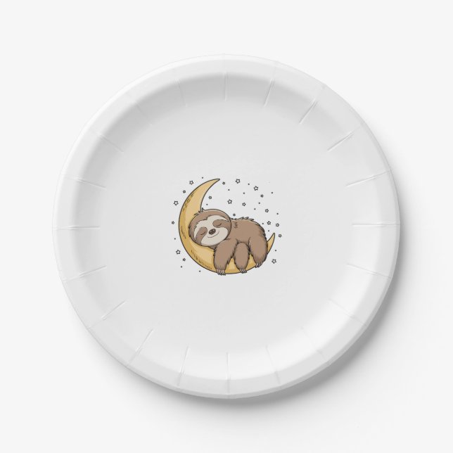 Ich brauche mehr Schlaf Pappteller (Vorderseite)