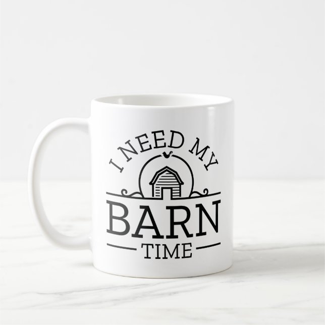 Ich brauche meine Barenzeit Kaffeetasse (Links)