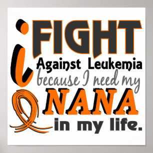 Ich brauche meine Nana Leukämie Poster