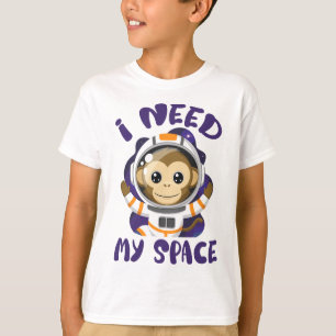 Ich brauche meine Weltraum-Astrologen-Affen-Kinder T-Shirt