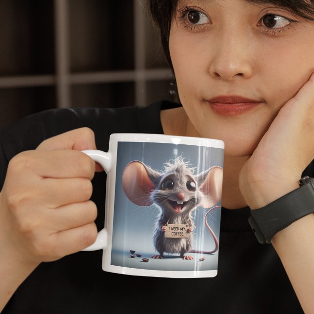 Ich brauche meinen Kaffee Jumbo-Tasse (Von Creator hochgeladen)