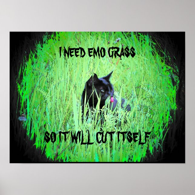 Ich brauche Meto-Gras Poster (Vorne)