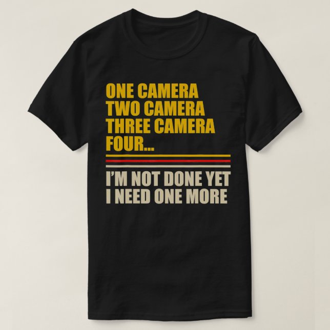 Ich brauche noch einen Fotografen von Lover Funny  T-Shirt (Design vorne)