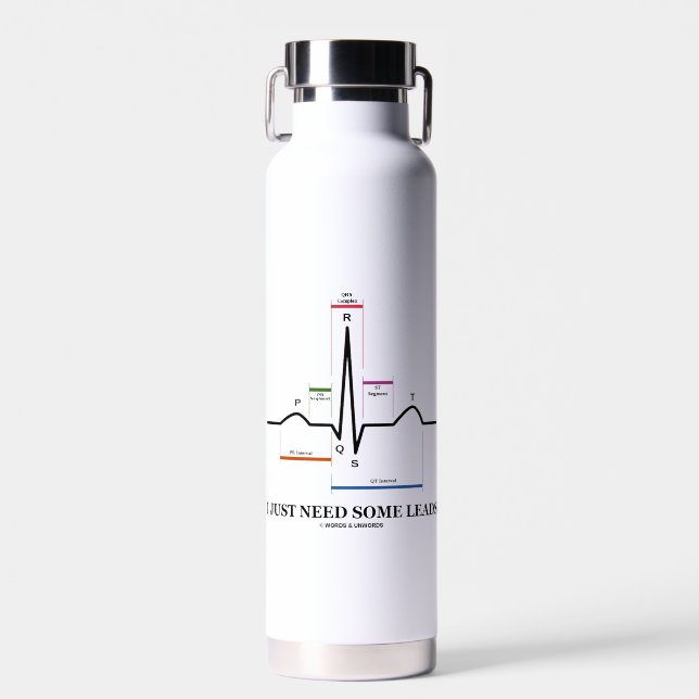 Ich brauche nur ein paar führende EKG EKG Medical  Trinkflasche (Vorne)