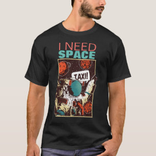 Ich brauche Platz - Funny Introvert PPE Spacesuit  T-Shirt