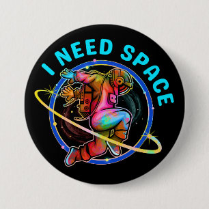 ICH BRAUCHE RAUM BUTTON